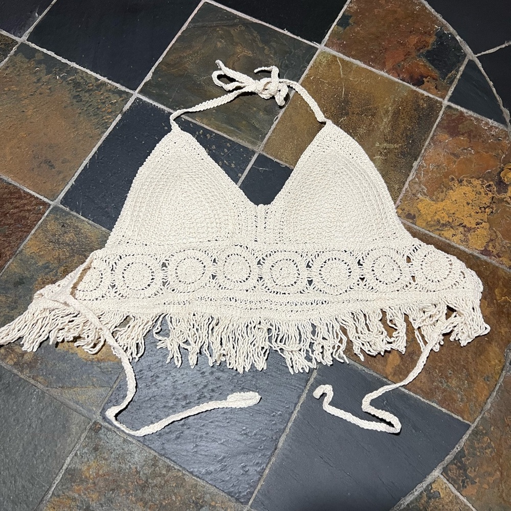 Beach top beige one size fits all - Picture 3 of 4